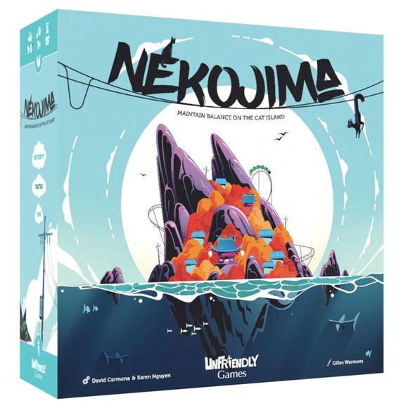 Nekojima Board Game | Family Friendly Dexterity Party Game - Picture 1 of 7